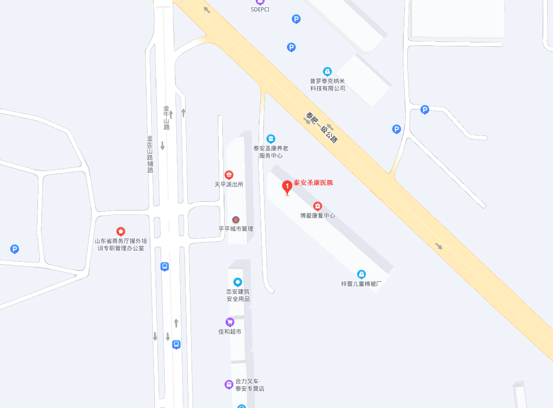 泰安圣康医院地图.png